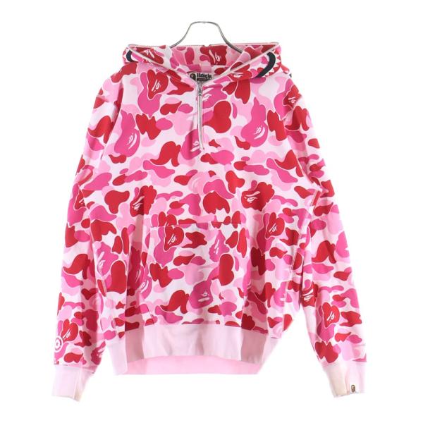 A BATHING APE（アベイシングエイプ） CAMO SHARK HALF ZIP HOODIE