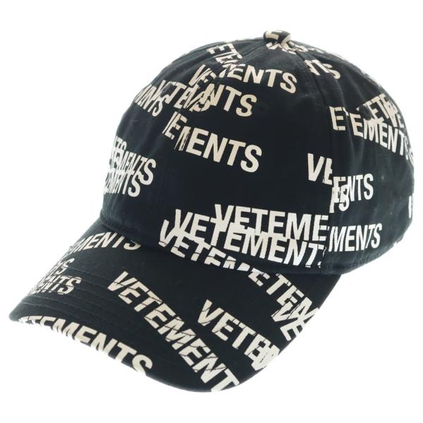 VETEMENTS（ヴェトモン） 21AW Stamped Logo Cap スタンプドロゴ