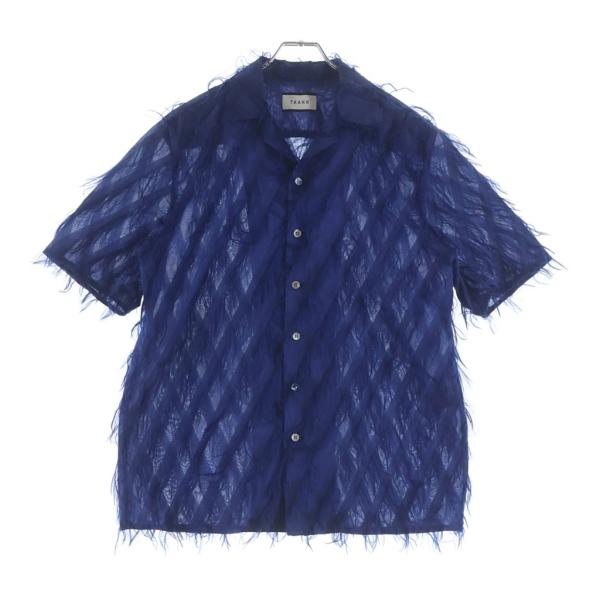 TAAKK ターク 23SS FRINGE OPEN COLLAR SHIRTS フリンジ オープン