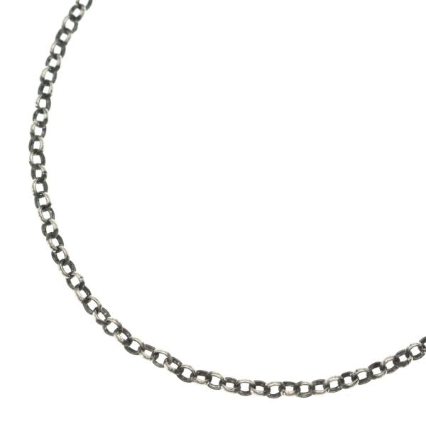 CHROME HEARTS クロムハーツ NECKCHAIN R16 ロールチェーンネックレス 16inch シルバー BCA082 CHROME HEARTS（クロムハーツ） NECKCHAIN R16 ロールチェーン