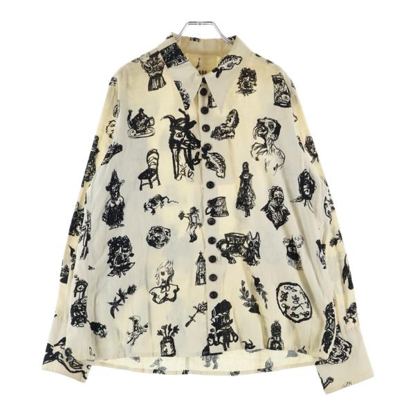 John Alexander Skelton CIX 長袖シャツ アイボリー NO BRAND ノーブランド JOHN ALEXANDER SKELTON ジョンアレキサンダー