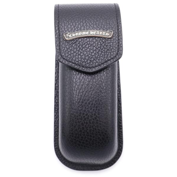 CHROME HEARTS（クロムハーツ） CASE スクロールラベル レザーメガネ