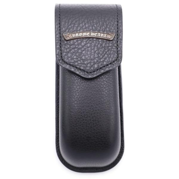 CHROME HEARTS（クロムハーツ） CASE スクロールラベル レザーメガネ
