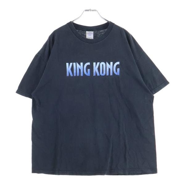 00S VINTAGE KING KONG ヴィンテージ キング コング クルーネック カットソー 半袖Tシャツ ブラック