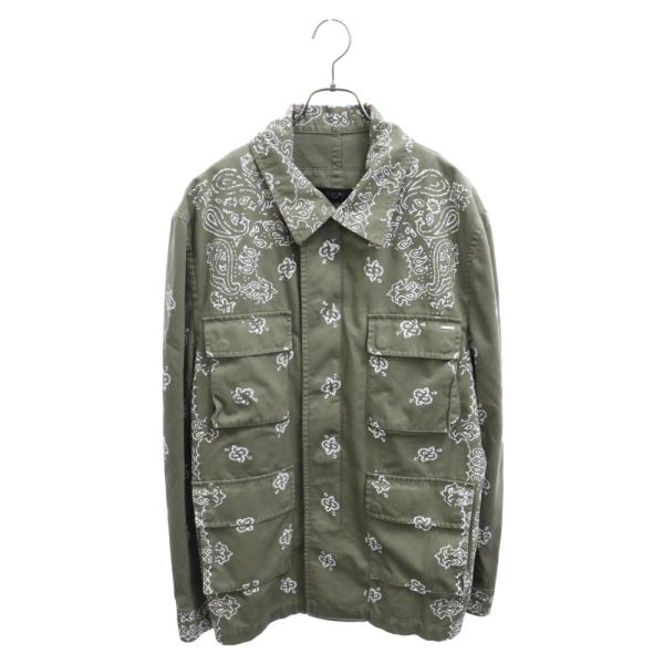 AMIRI アミリ BLEACHED BANDANA M-65 ブリーチド バンダナ ジップ 