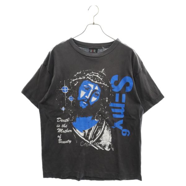SAINT MICHAEL セントマイケル 23SS SS TEE DEATH IS MTHR キリスト 