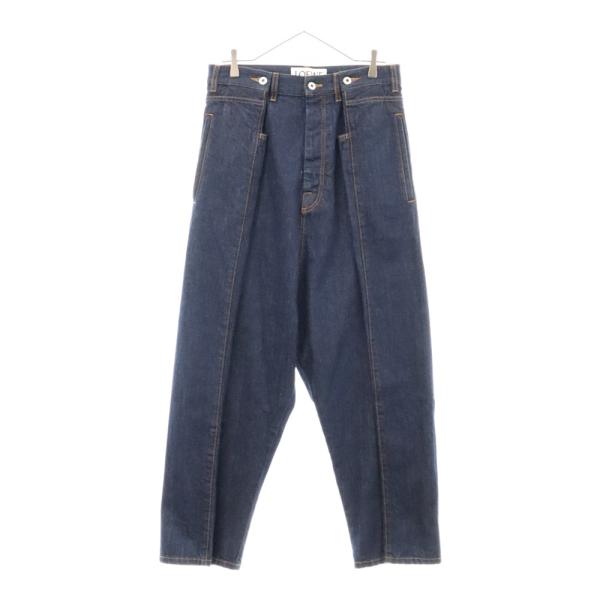 LOEWE ロエベ Side Adjuster Cropped Wide Denim Pants サイド 