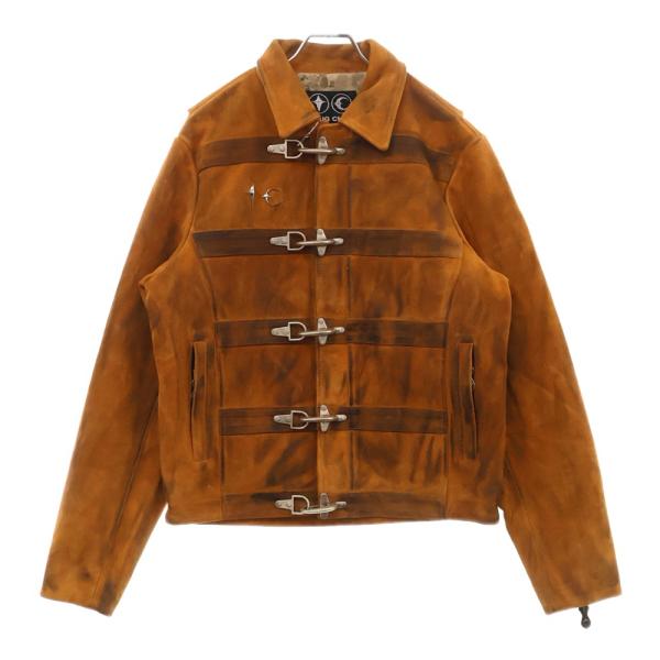 THUG CLUB サグクラブ 24AW Bio Soldier Leather Jacket スウェード