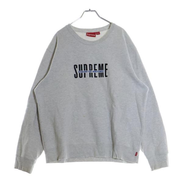 Supreme（シュプリーム） 18AW World Famous Crewneck ワールド