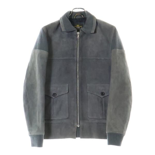 WTAPS（ダブルタップス） ROKUDENASHI JACKET スウェードレザー ジップ