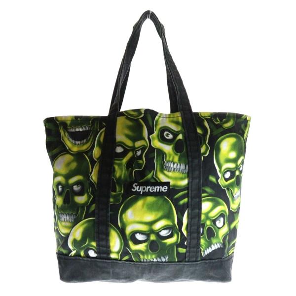 Supreme（シュプリーム） 18SS Skull Pile Denim Tote スカルパイル