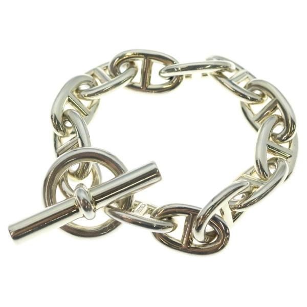 エルメス HERMES シルバーチェーン ブレスレット HERMES（エルメス） Chaine d'Ancre TGM シェーヌダンクル 12コマ