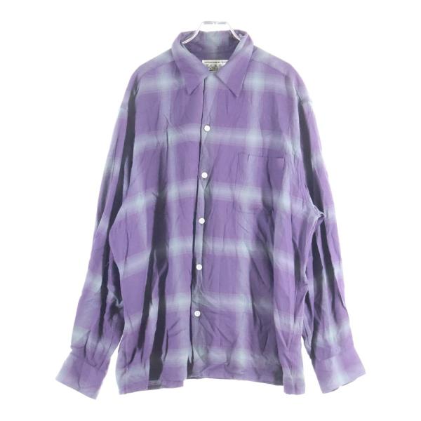 WACKO MARIA（ワコマリア） 23AW OMBRE CHECK OPEN COLLAR SHIRT