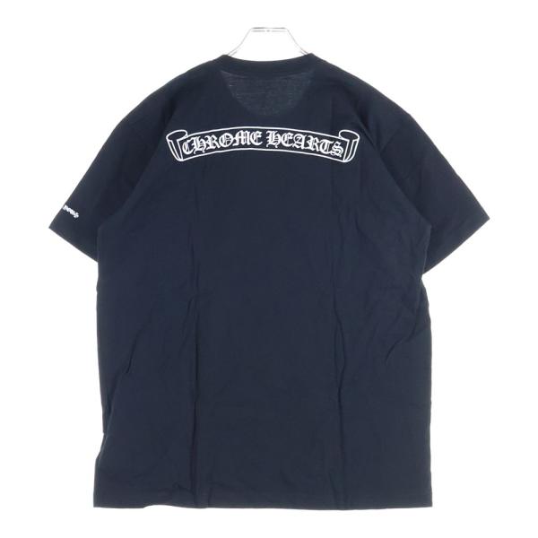 今日だけ期間限定値下げ　オールドクロムハーツカットソー原宿店購入品【９５年ごろ】 CHROME HEARTS（クロムハーツ） バックスクロールラベルプリント 胸