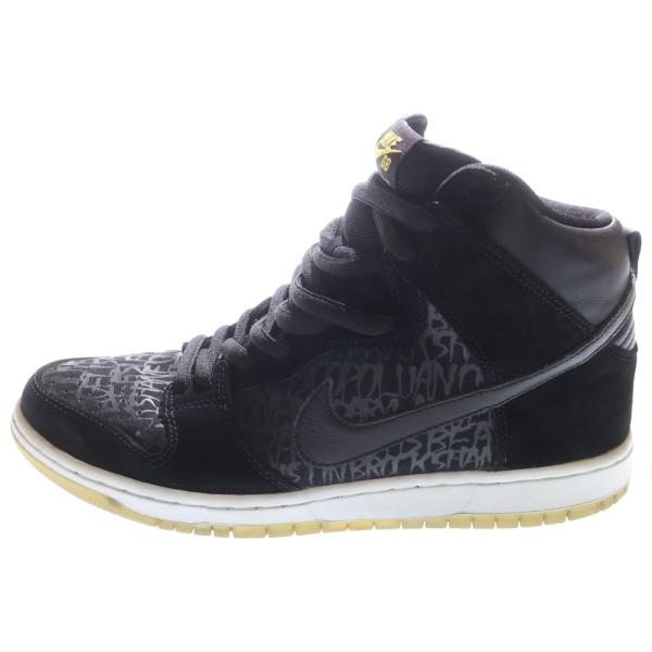 ナイキエスビー Dunk High Premium Neck face ダンクハイプレミアム ネックフェイス ハイカットスニーカー US10.5/28.5cm 313171-018