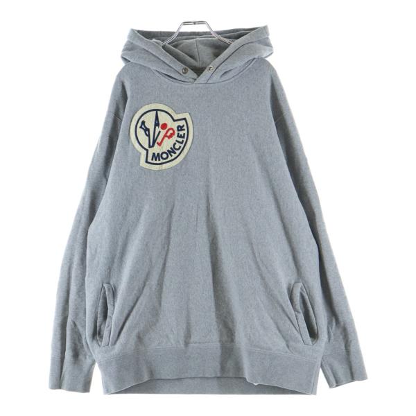 MONCLER（モンクレール） 21AW MAGLIA CON CAPPUCCIO Logo Patch