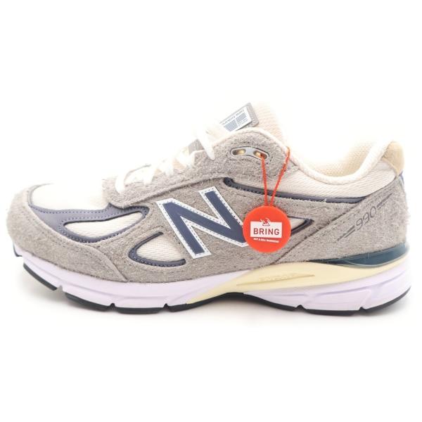 New Balance ニューバランス 990 V4 ローカットスニーカー シューズ U990TA4 グレー/ホワイト