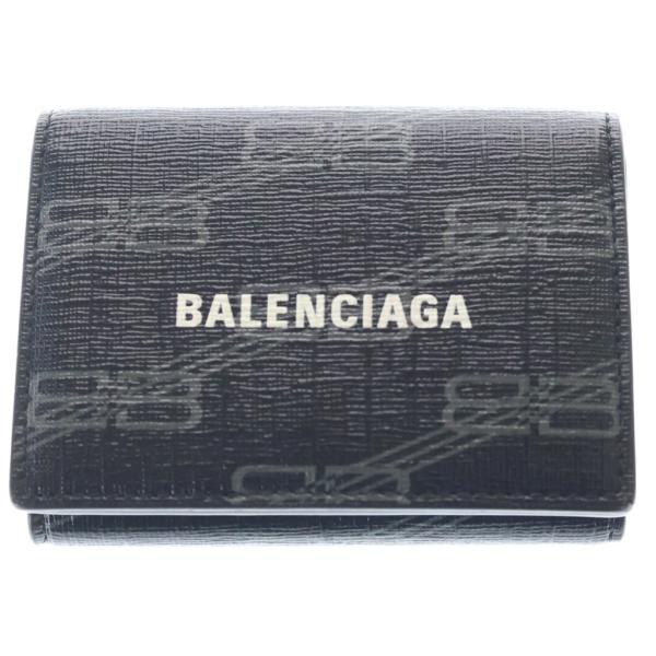 【美品未使用級✨】バレンシアガ BBモノグラムライン ラウンドジップウォレット BALENCIAGA（バレンシアガ） BBモノグラム コンパクトウォレット 三