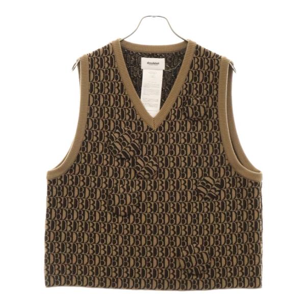 doublet ダブレット 21AW MONOGRAM JQ KNIT VEST モノグラム doublet ダブレット 21AW MONOGRAM JQ KNIT VEST モノグラム