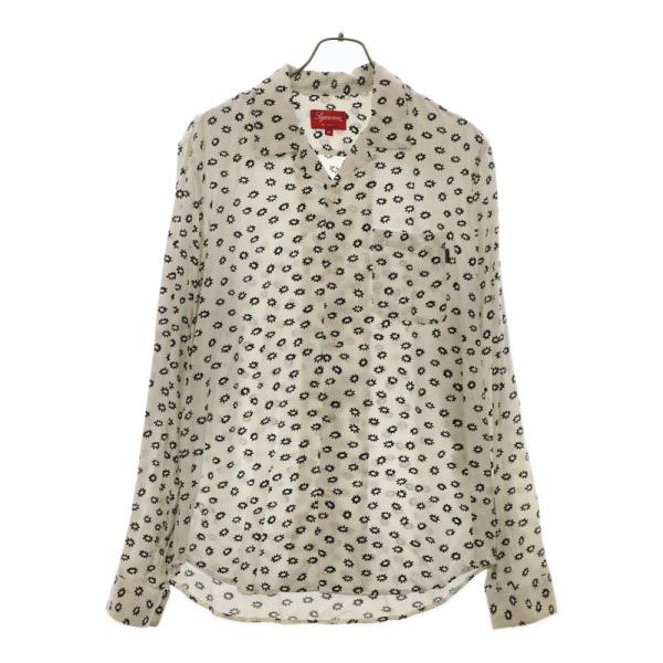 Supreme SUPREME シュプリーム 18SS Flower Rayon L/S SHIRT フラワー 