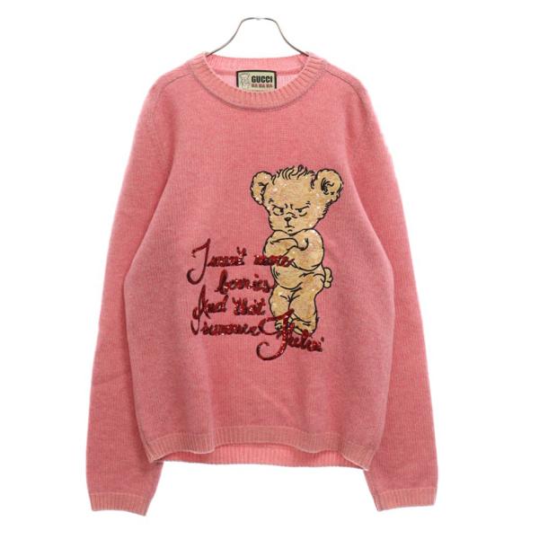 GUCCI グッチ HA スパンコール カシミア ウール ニットセーター GUCCI グッチ HA スパンコール カシミア ウール ニットセーター