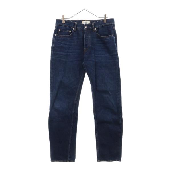 ストーンアイランド ストレートジーンズ サイズ31(W78cm) インディゴ STONE ISLAND ストーンアイランド VISC Slim Fit Dark Jeans