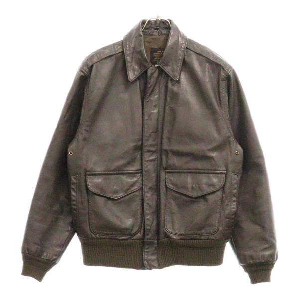 AVIREX（アヴィレックス） A-2 ジップアップ レザー フライト