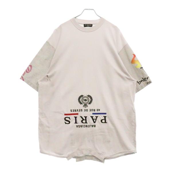 【BALENCIAGA】BALENCIAGA BACK Tシャツ ダメージ加工 shopbring_3225d040011