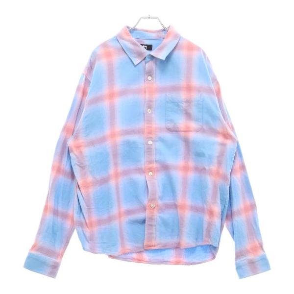 stussy hellshire plaid shirt ネルシャツ　オンブレ STUSSY（ステューシー） HELLSHIRE PLAID SHIRT ヘルシャー プレイド