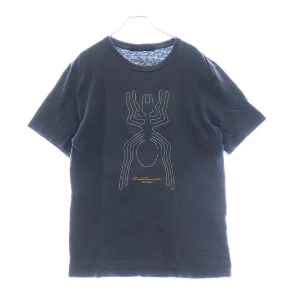 UNDERCOVER アンダーカバー Tシャツ サイズ:M / 00s fragment design ナスカの地上絵 クルーネック Tシャツ / ブラック 黒 / トップス カットソー 半袖【メンズ】【中古】【K4443】 UNDERCOVER（アンダーカバー） 00s fragment design ナスカの地上絵