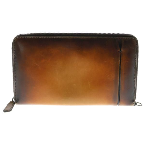 Berluti（ベルルッティ） ガスパール ラウンドジップ クラッチバッグ