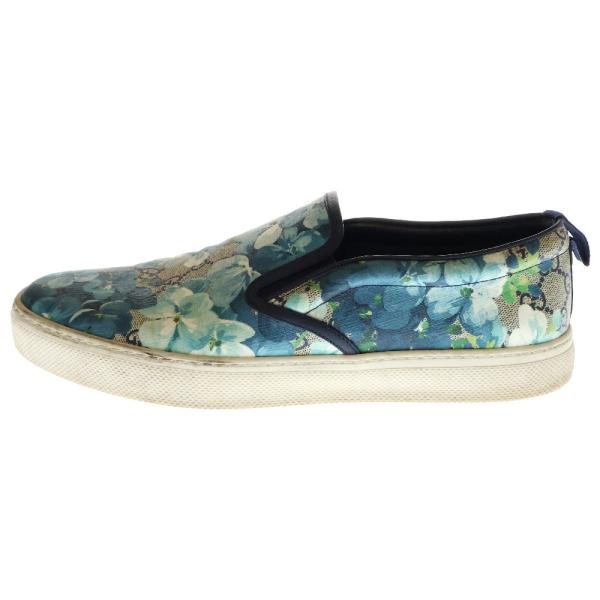 GUCCI（グッチ） GGブルームス フローラルスリッポン シューズ ブルー