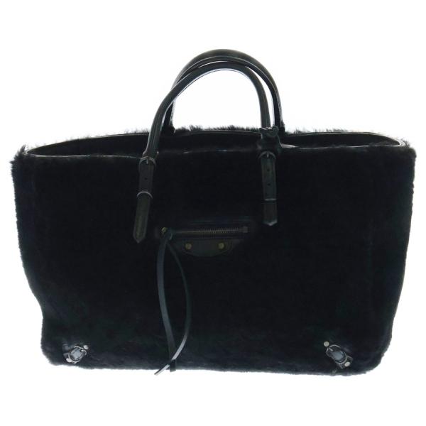 BALENCIAGA（バレンシアガ） ファー 2WAYハンドバッグ ショルダー