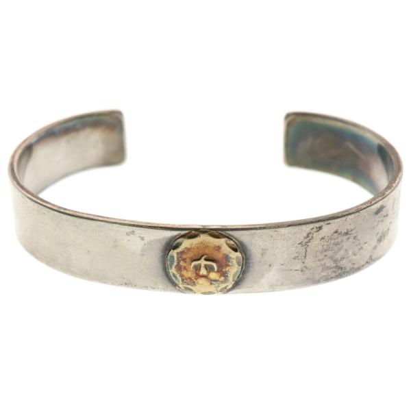 goro's ゴローズ 平打ちブレスM バングル シルバー/ゴールド