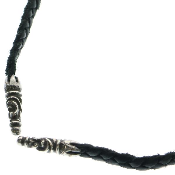 CHROME HEARTS（クロムハーツ） LEATHER BRAID SCROLL ネックレス
