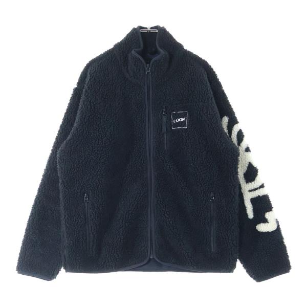 【極美品】BLK✨フリースジャケット　ラグビー sizeL LQQK STUDIO（ルックスタジオ） Kokopeli Jacket ココペリ フリース