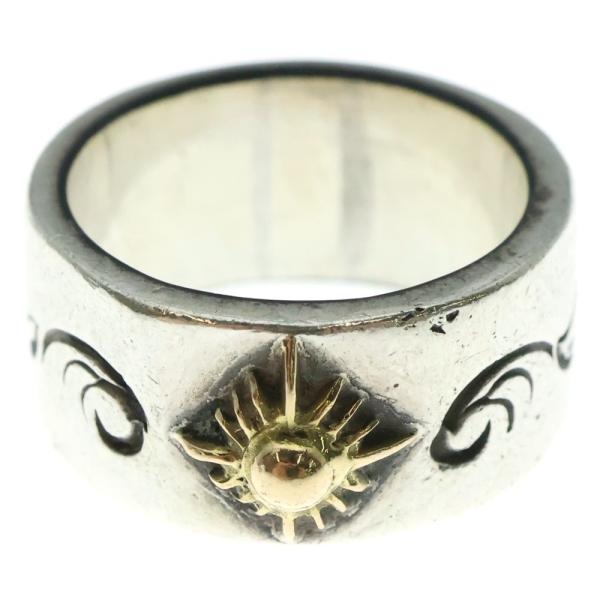 ARIZONA FREEDOM アリゾナフリーダム K18 太陽神付き 唐草リング