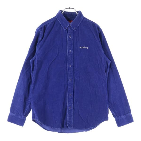 Supreme（シュプリーム） 18AW Corduroy Shirt コーデュロイ 胸ロゴ