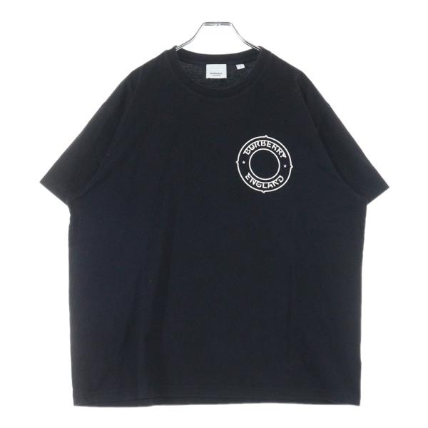 【美品】バーバリー-BURBERRY LONDON-ロゴビーズカットソー BURBERRY (バーバリー) ビッグEKDプリント クルーネック 半袖 Tシャツ