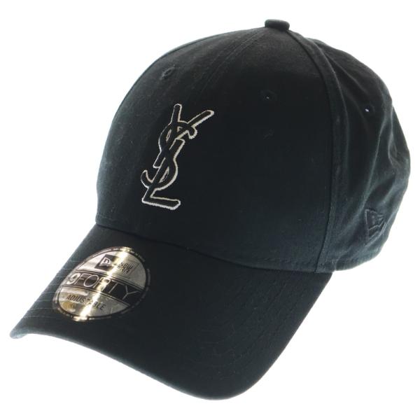 SAINT LAURENT PARIS サンローランパリ ×New Era YSLロゴ 刺繍 ベース