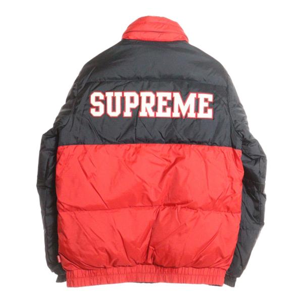 【苫小牧バナナ】クリーニング済み Supreme Bonded Logo Puffy Jacket Red シュプリーム ボンデッド ロゴ パフィー ジャケット レッド 美品♪ Supreme（シュプリーム） Logo Tape Puffy Jacket ロゴテープパフィ