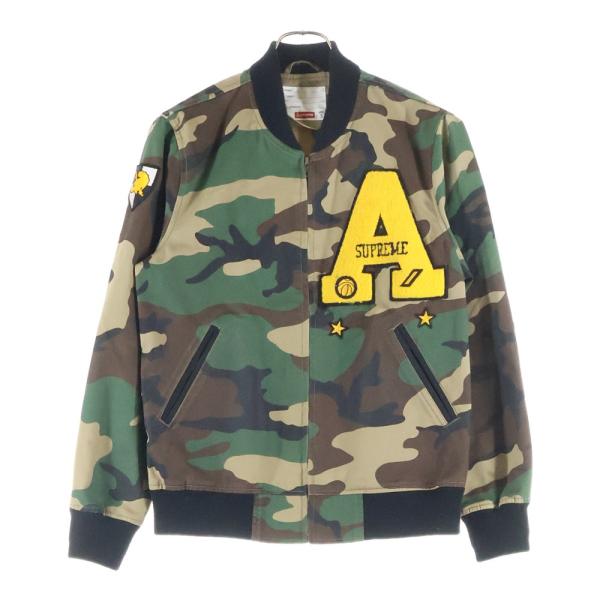 Supreme（シュプリーム） 13SS Cadet Varsity Camo Letterman Jacket