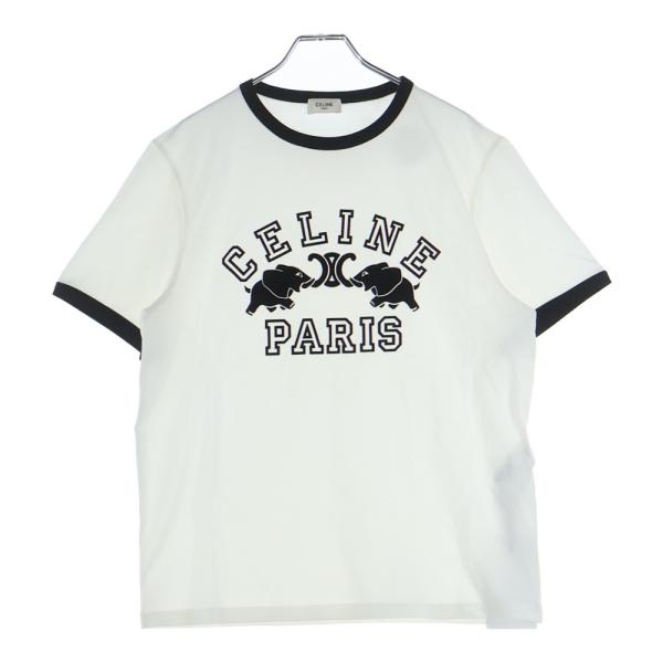 美品 CELINE ポロシャツ サイズM ロゴ刺繍 セリーヌ フランス製 CELINE（セリーヌ） ニット 2AH22322U.07MR レディース ポロシャツ