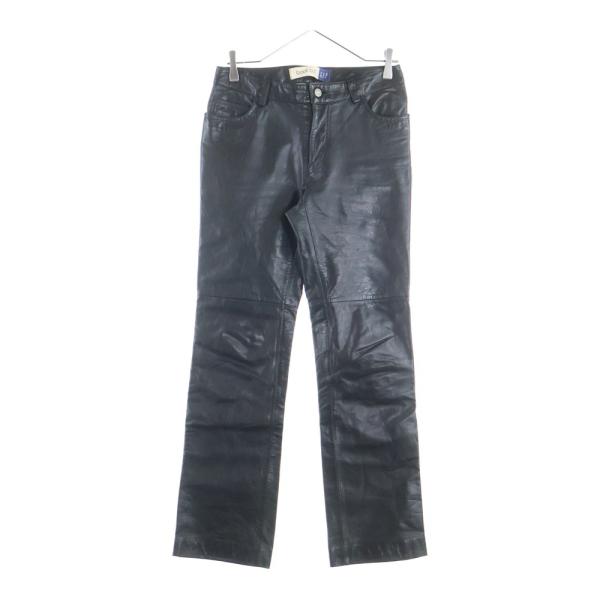 old gap boots cut 本革　レザーパンツ 00s W34 L30 GAP（ギャップ） OLD BOOTS CUT LEATHER PANTS ブーツカット レザー