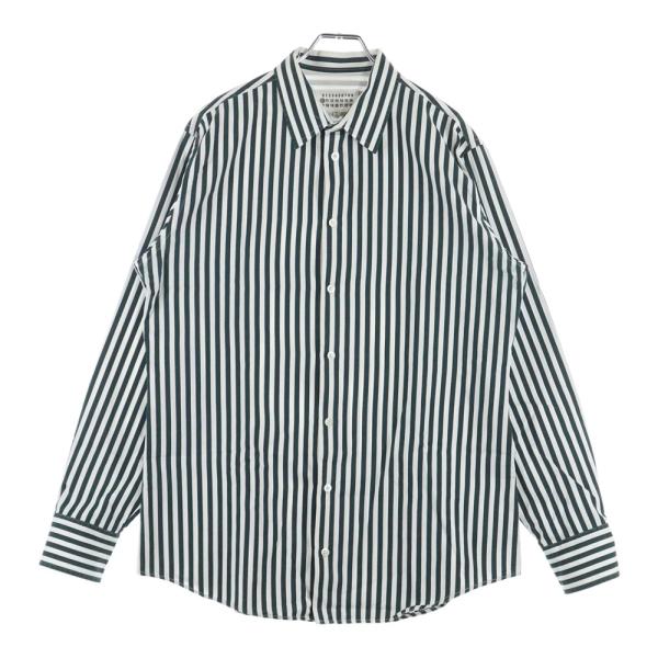 マルタンマルジェラ1  21AW  S51DL0382 ニットドッキングストライプ長袖シャツ レディース 38 Maison Margiela（旧Maison Martin Margiela） - マルタンマルジェラ1