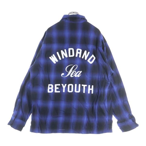 WIND AND SEA（ウィンダンシー） PLAID SHIRT BEYOUTH限定 オンブレ