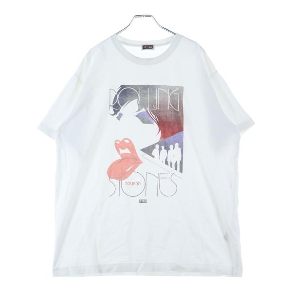 KITH（キス） 25SS ×ローリングストーンズ ツアープリント クルー