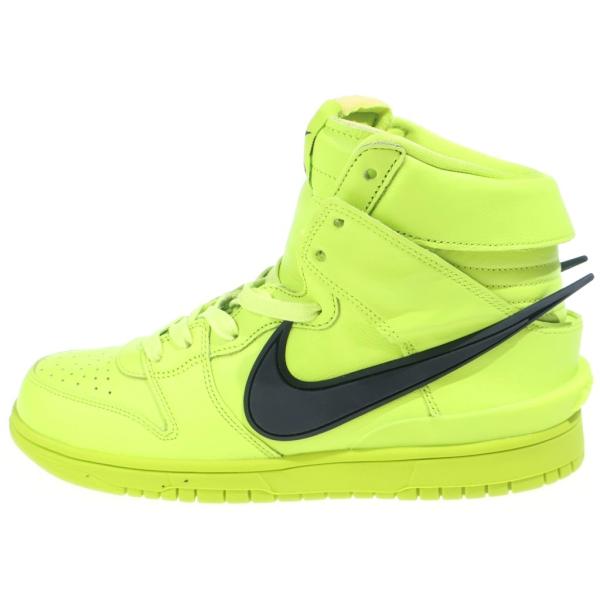 ナイキ ×AMBUSH DUNK HIGH FLASH LIME アンブッシュ ダンク フラッシュライム ハイカットスニーカー ライムグリーン US8/26cm CU7544-300