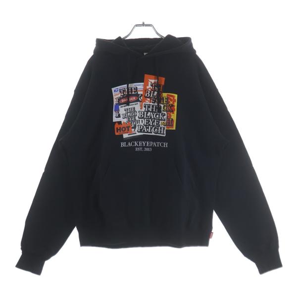 THE BLACK EYE PATCH ブラックアイパッチ Label Pack Print Hoodie