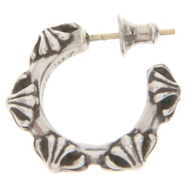 クロムハーツ 925 クロスバンドフープピアス CHROME HEARTS（クロムハーツ） HOOP CROSS SML クロスバンドフープ
